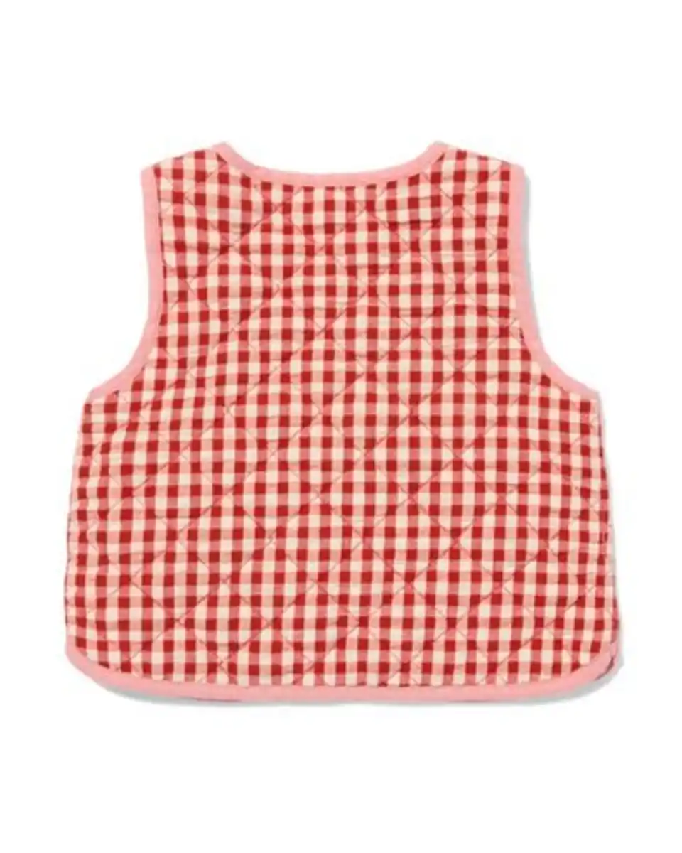 Bild 2 von Baby-Wendeweste mit Karos rot