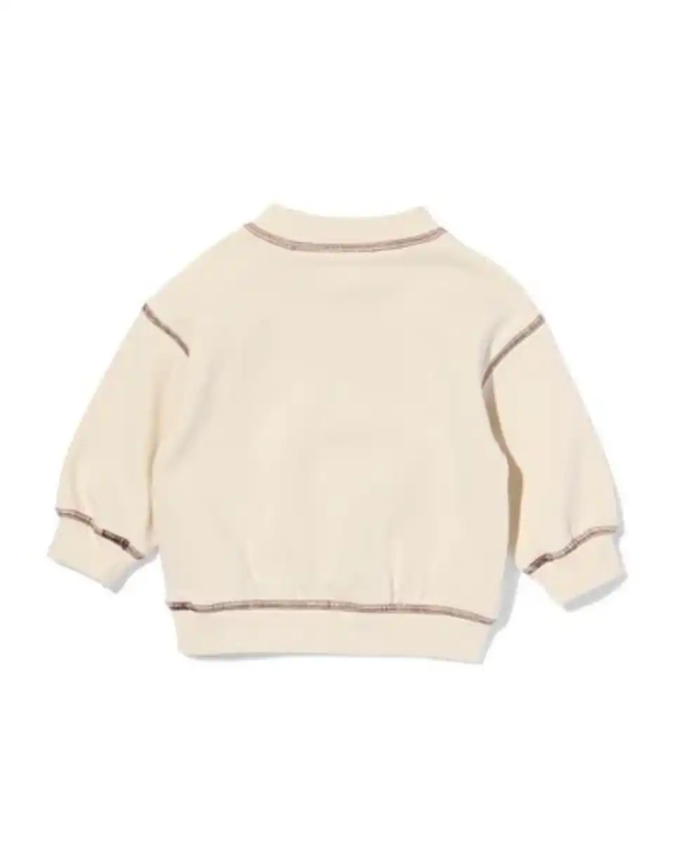 Bild 3 von Babypullover aus Sweatstoff, Hund ecru