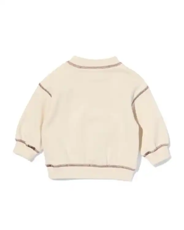 Bild 3 von Babypullover aus Sweatstoff, Hund ecru