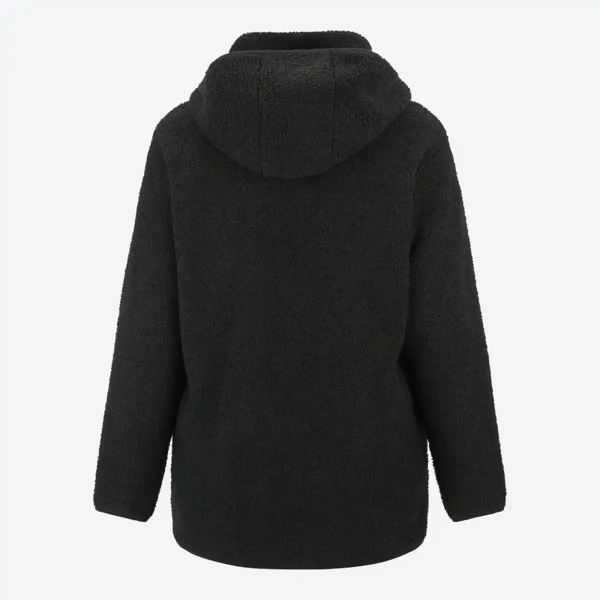 Bild 2 von Damen-Teddyjacke mit Kapuze und Taschen, große Größen