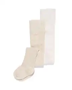 Babystrumpfhosen gerippt – 2 Stück beige