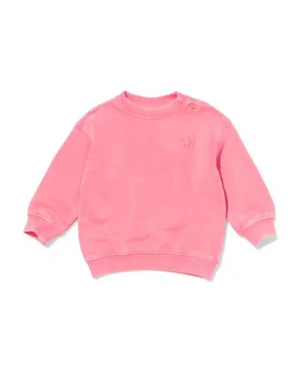 Bild 1 von Babypullover aus Sweatstoff rosa
