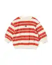 Bild 1 von Babypullover aus Frottee, gestreift rot