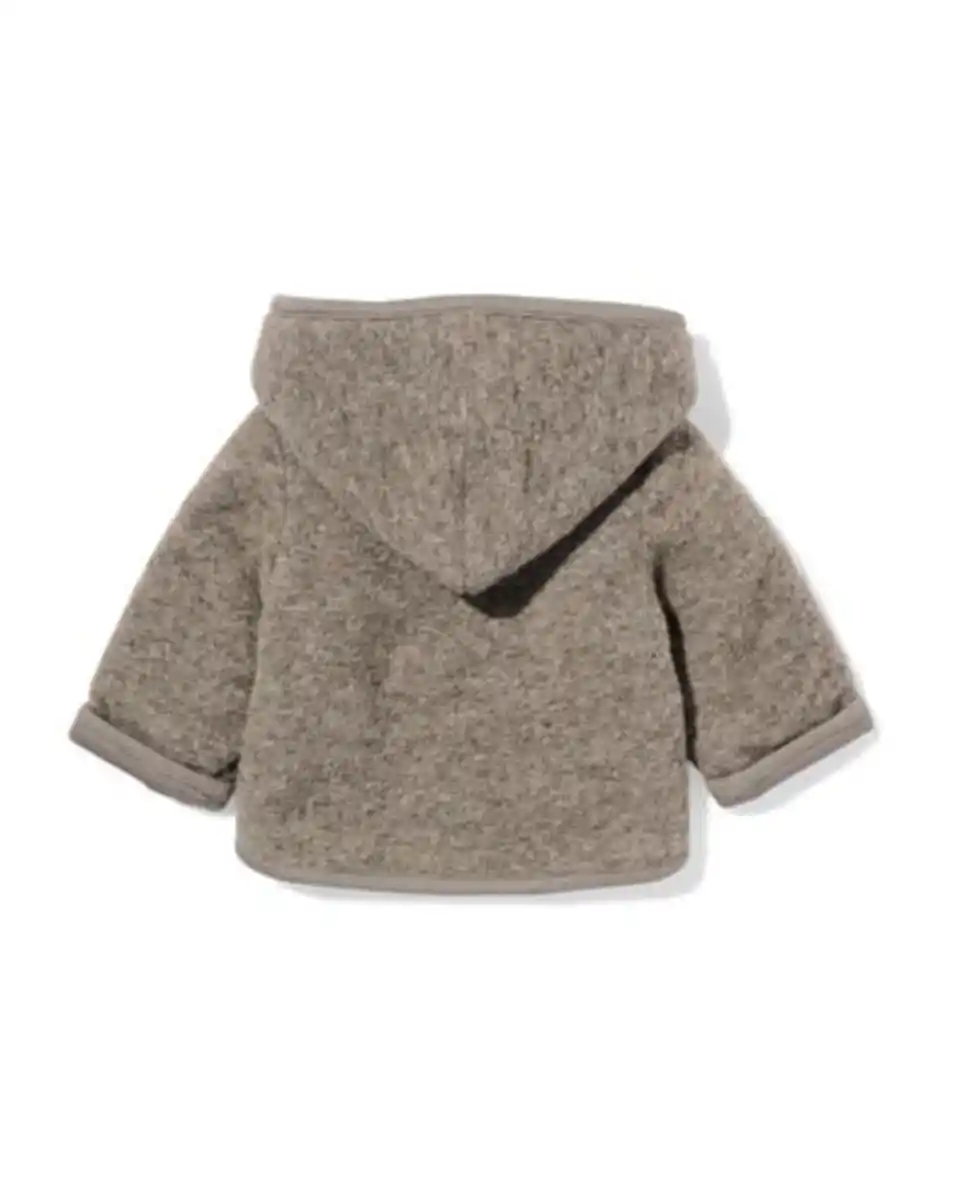 Bild 2 von Newborn-Jacke mit Wolle braun