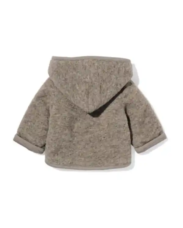 Bild 2 von Newborn-Jacke mit Wolle braun