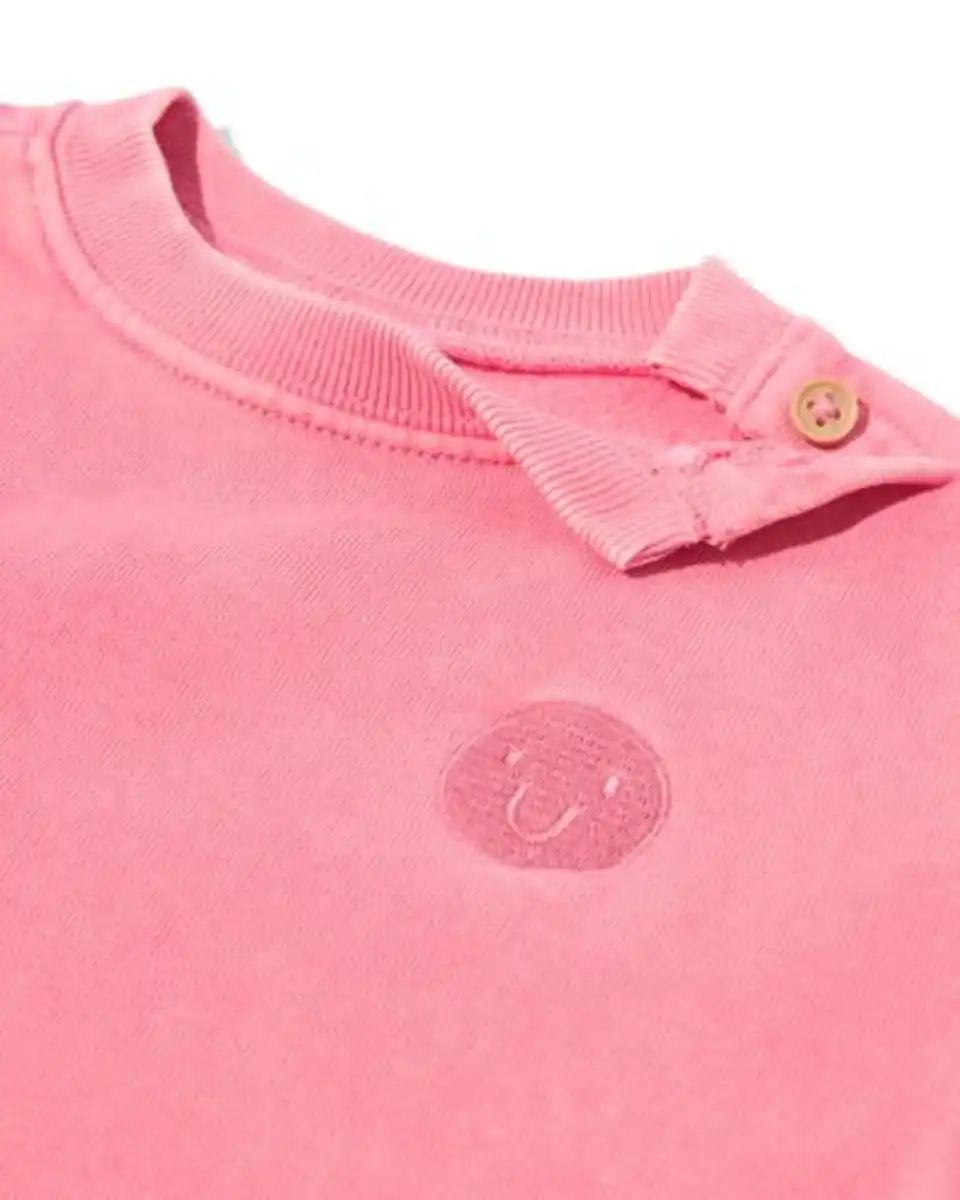 Bild 4 von Babypullover aus Sweatstoff rosa