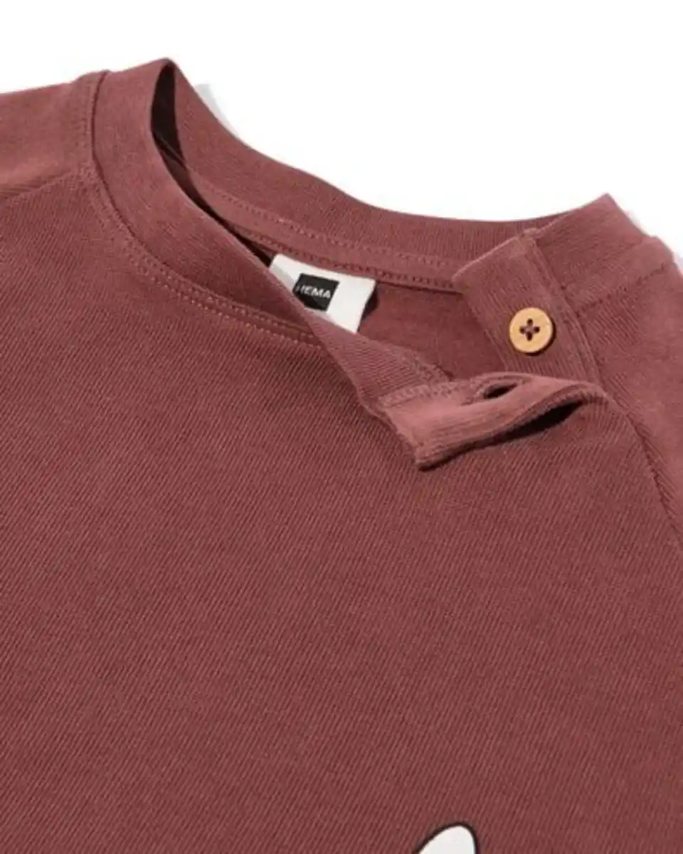 Bild 4 von Miffy-Babypullover aus Sweatstoff braun