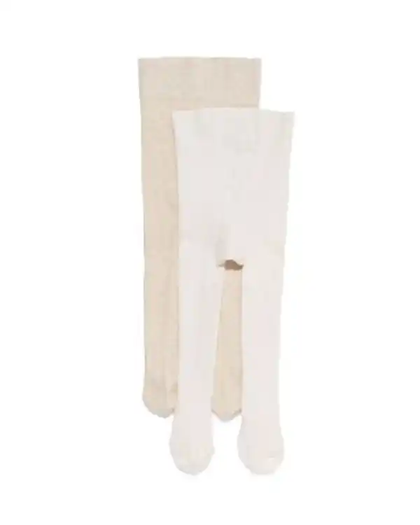 Bild 2 von Babystrumpfhosen gerippt – 2 Stück beige