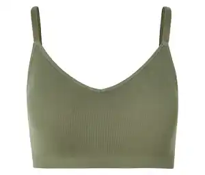 Seamless-Bustier, khaki