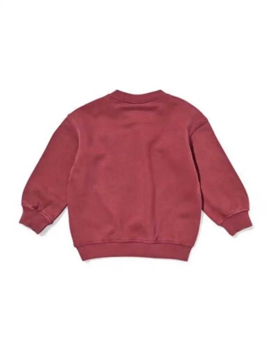 Bild 3 von Babypullover aus Sweatstoff bordeauxrot