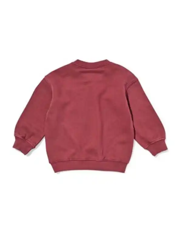 Bild 3 von Babypullover aus Sweatstoff bordeauxrot