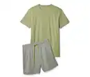 Bild 1 von Shorty-Pyjama-Set, grün/grün-weiß gestreift