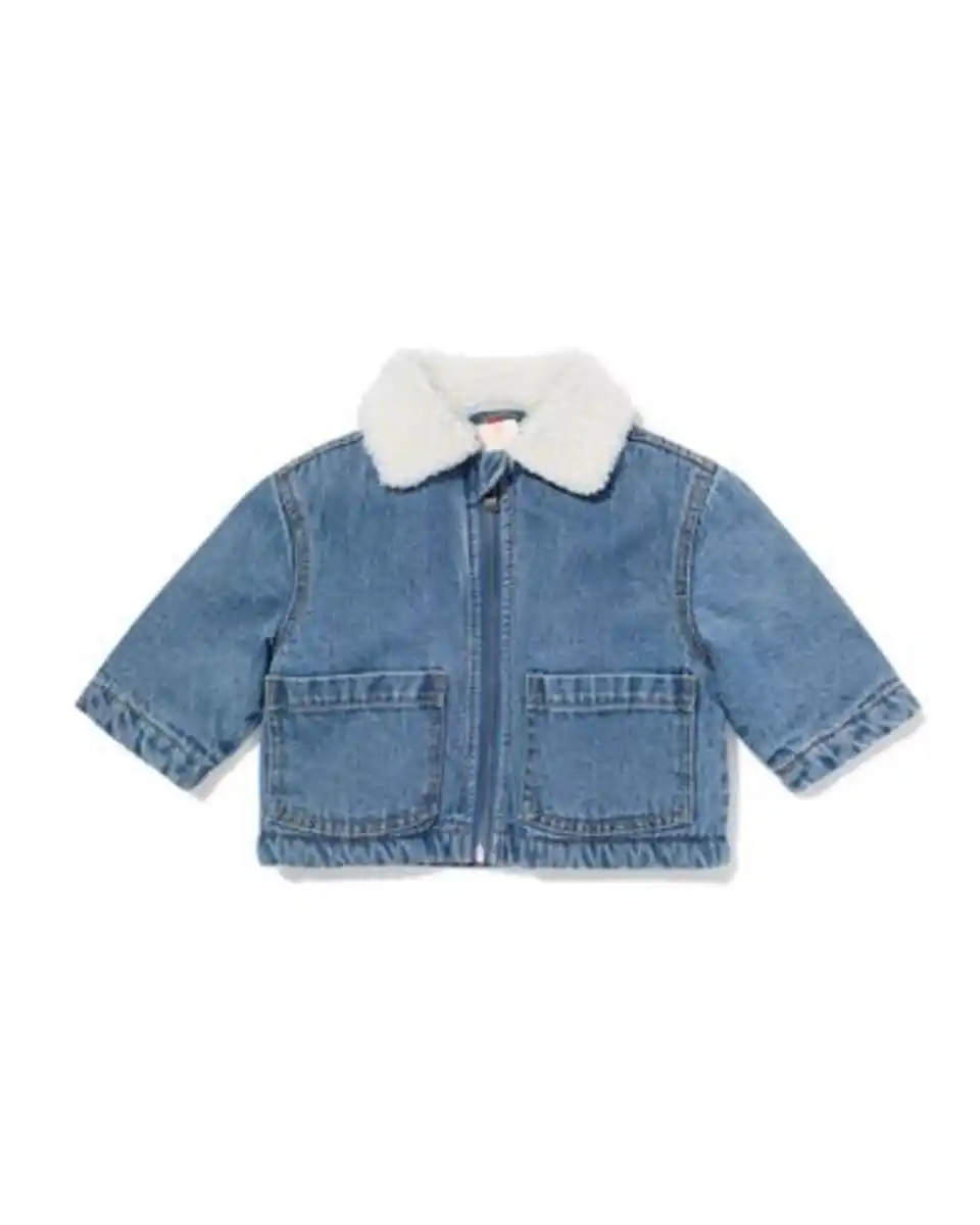 Bild 1 von Babyjacke aus Jeansstoff mittelblau