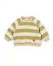 Bild 1 von Babypullover, gestreift grün