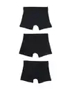 Bild 1 von 3er-Pack Kinder-Boxershorts, Baumwolle/Elasthan schwarz
