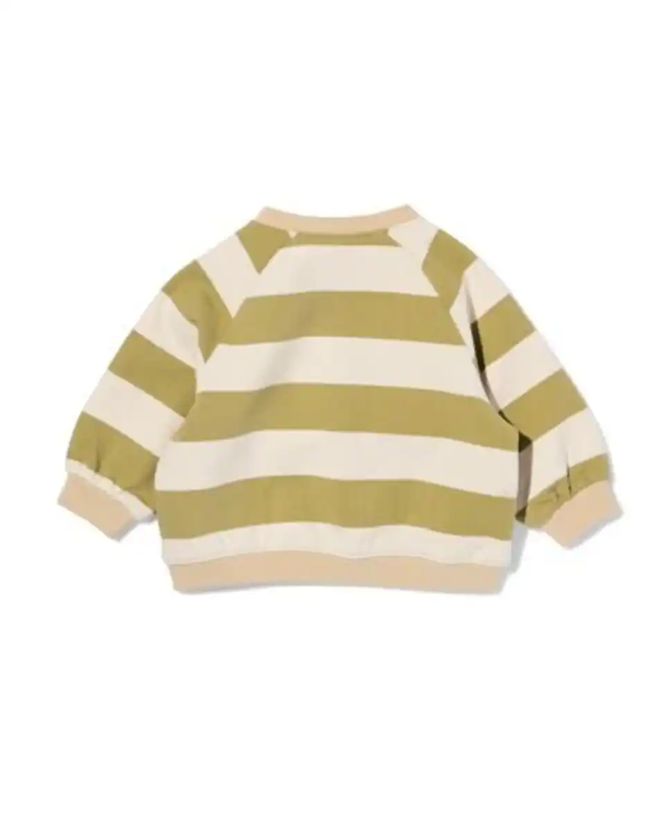Bild 3 von Babypullover, gestreift grün