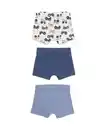 Bild 2 von Kinder-Boxershorts Traktor – 3 Stück blau