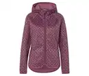 Bild 1 von Strickfleecejacke mit Kapuze, Alloverprint