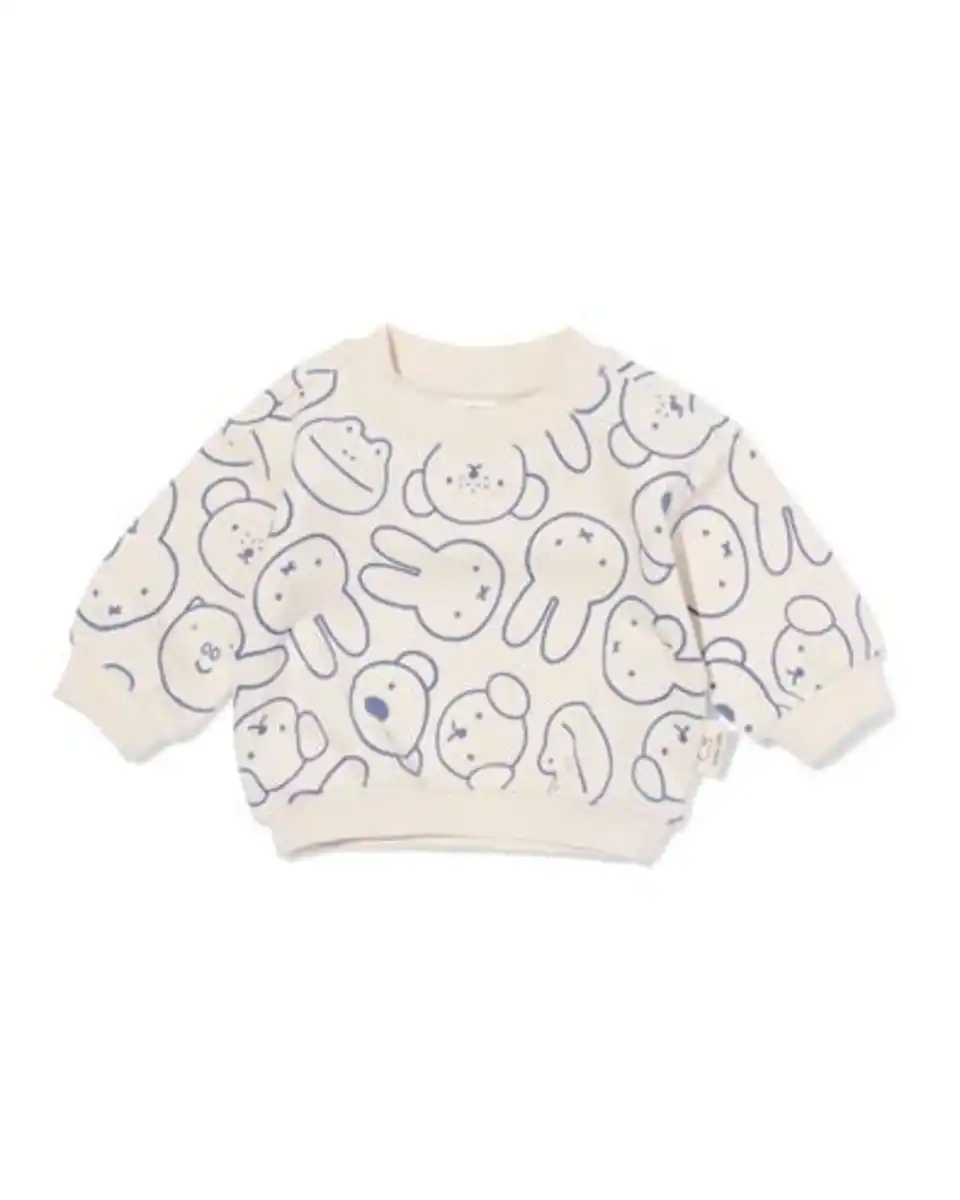 Bild 1 von Miffy-Babypullover aus Sweatstoff ecru