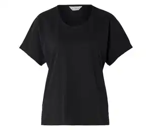 Shirt aus Leinenmix, schwarz