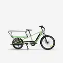 Bild 1 von BTWIN E-Lastenfahrrad Cargobike Longtail E Three 500 grün