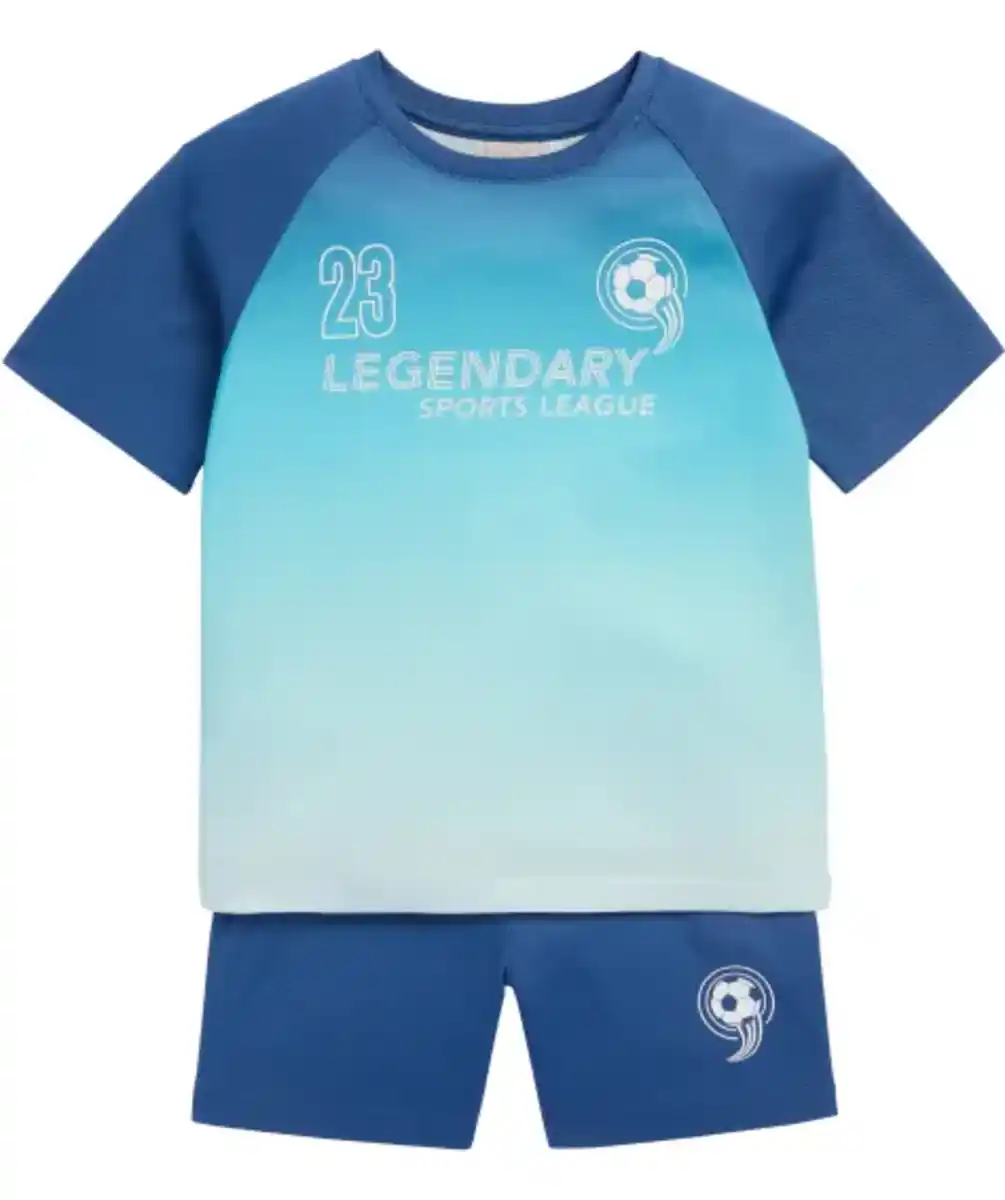 Bild 1 von Sport-Shirt und Sport-Shorts, blau