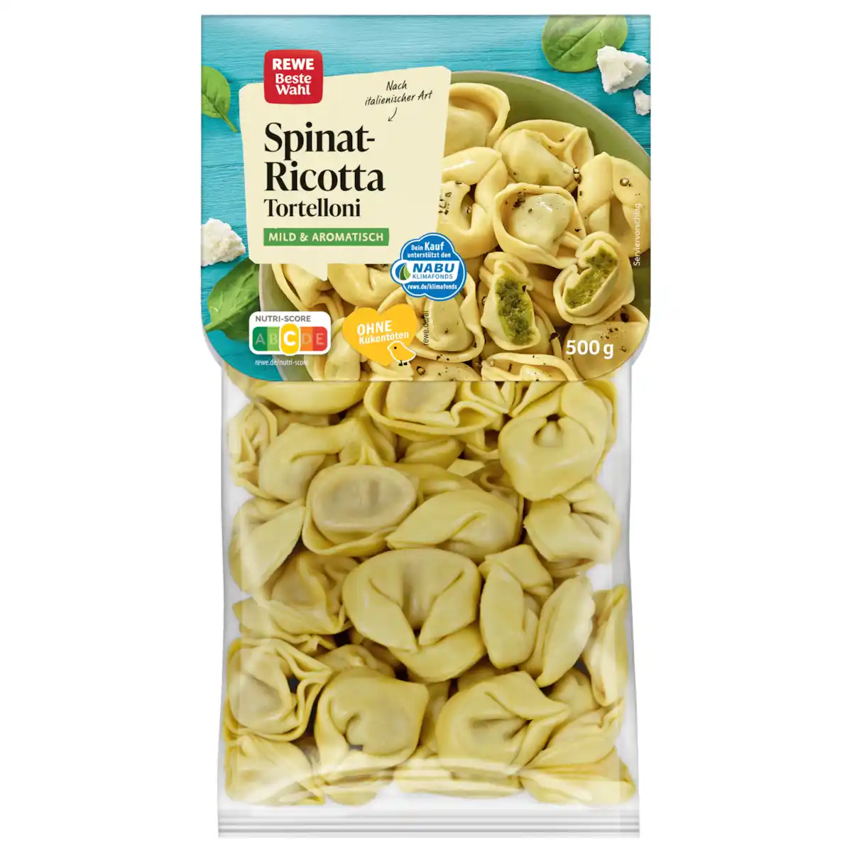 Bild 1 von REWE Beste Wahl Tortelloni Spinat-Ricotta 500g