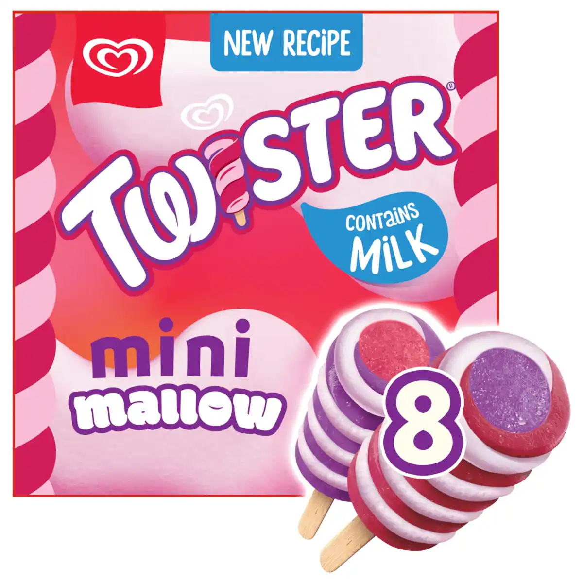 Bild 1 von Langnese Twister Mini Mallow 8x50ml