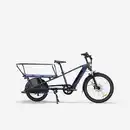 Bild 1 von BTWIN E-Lastenfahrrad Cargobike Longtail E Three 500 blau