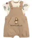 Bild 1 von Winnie the Pooh Newborn Body + Latzhose, naturfarben