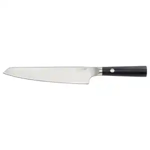 FJÄLLRÖDING Kochmesser, Damaszener Stahl/schwarz, 22 cm