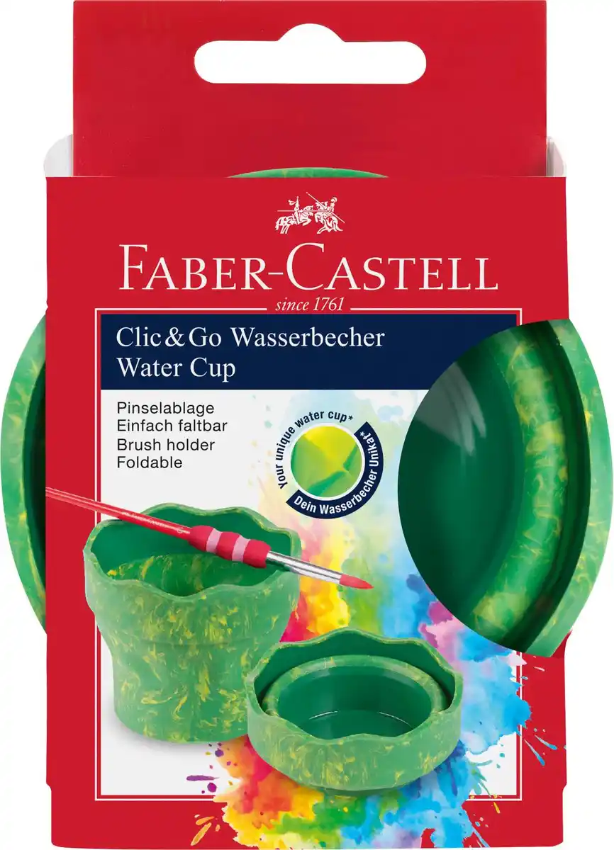 Bild 1 von FABER-CASTELL Wasserbecher »Clic&Go«