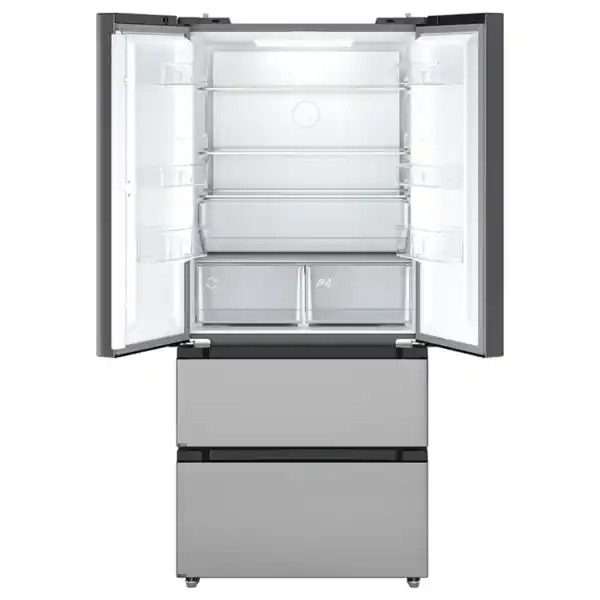 Bild 3 von RIBBENÅS Kühl-/Gefrierschrank doppeltürig, IKEA 700 frei stehend/Edelstahl, 347/169 l