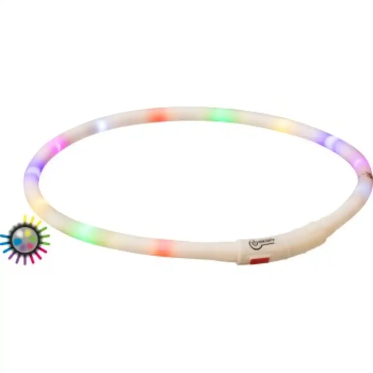 Bild 1 von Trixie Flash Leuchtring USB, XS-XL 70 cm/ø 10 mm bunt