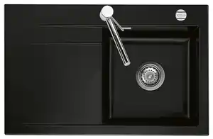 Spüle Stema80, Typ:50540287 Nigra re, Schwarz