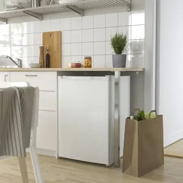 Bild 3 von LAGAN Kühlschrank mit Gefrierfach, frei stehend/weiß, 97/16 l