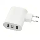 Bild 1 von SMÅHAGEL Ladegerät mit 3 USB-Ausgängen, weiß