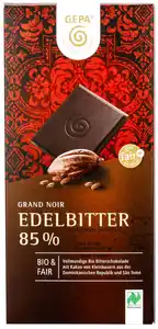 GEPA Bio-Schokolade, 80 - 100-g-Tafel