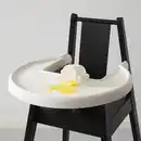 Bild 2 von BLÅMES Kinderhochstuhl mit Tablett, schwarz