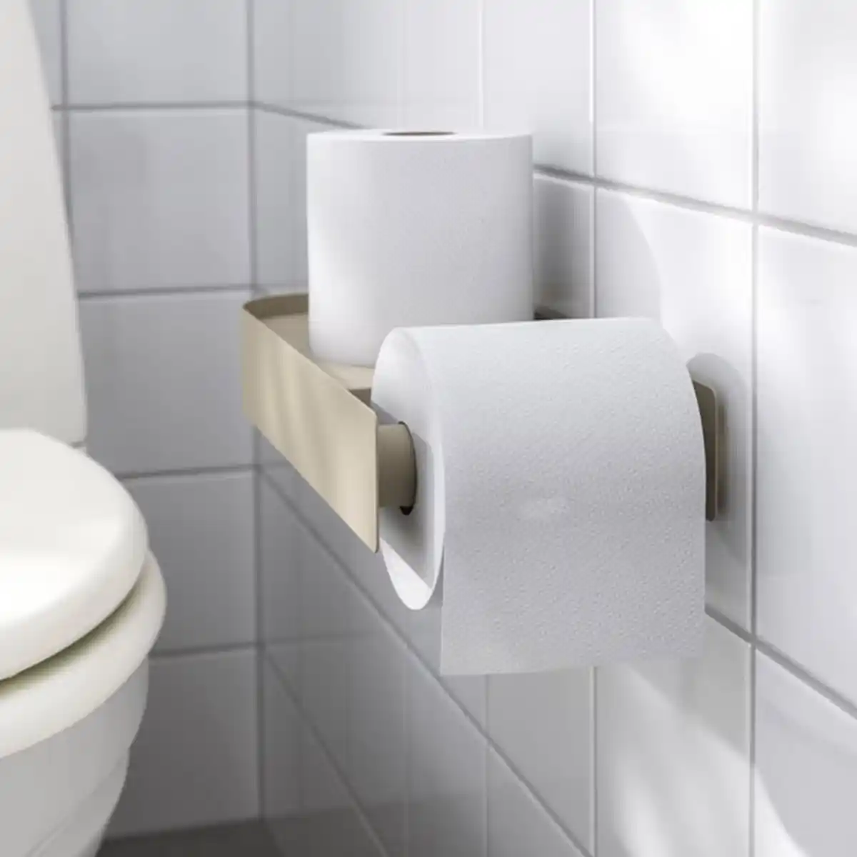 Bild 2 von FLORSJÖN Toilettenpapierhalter, beige
