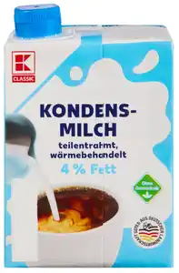 K-CLASSIC Kondensmilch 4 %, 340-g-Packg.