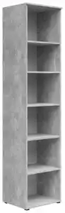 Regal Multistauraum Betonoptik, Grau