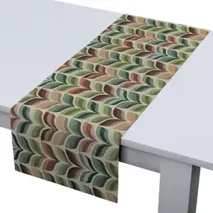 Dekoria Tischläufer, Grün, Beige, Textil, 40x130 cm, Oeko-Tex®, Wohntextilien, Tischwäsche, Tischläufer