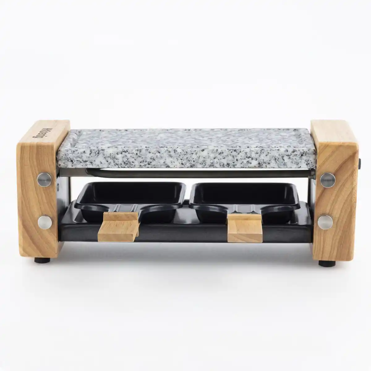 Bild 1 von HKoenig Raclette-Gerät, Zirbelkiefer, Holz, 13x10x28.3 cm, Küchengeräte, Tischgrills & Fondues, Raclette-Grills