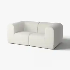 STOCKHOLM 2025 2er-Sofa, Djurmo grau/weiß