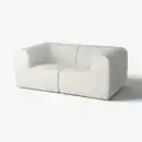 Bild 1 von STOCKHOLM 2025 2er-Sofa, Djurmo grau/weiß