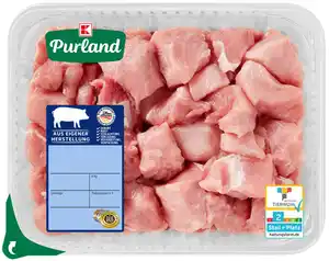 K-PURLAND Schweinegulasch XXL, 1-kg-Großpackg.