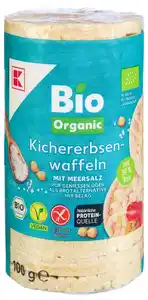 K-BIO ORGANIC Bio-Kichererbsen- oder -Linsenwaffeln, 100-g-Packg.