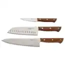 Bild 1 von VARDAGEN Messer 3er-Set, Edelstahl/Nussbaum