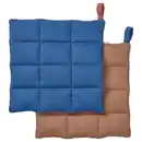 Bild 1 von SOLUPPGÅNG Topflappen, blau/braun, 21x21 cm
